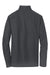 Port Authority K806 Mens Moisture Wicking 1/4 Zip Sweatshirt Battleship Grey Flat Back