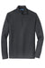 Port Authority K806 Mens Moisture Wicking 1/4 Zip Sweatshirt Battleship Grey Flat Front