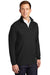 Port Authority K806 Mens Moisture Wicking 1/4 Zip Sweatshirt Black Model 3q