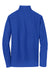 Port Authority K806 Mens Moisture Wicking 1/4 Zip Sweatshirt True Royal Blue Flat Back