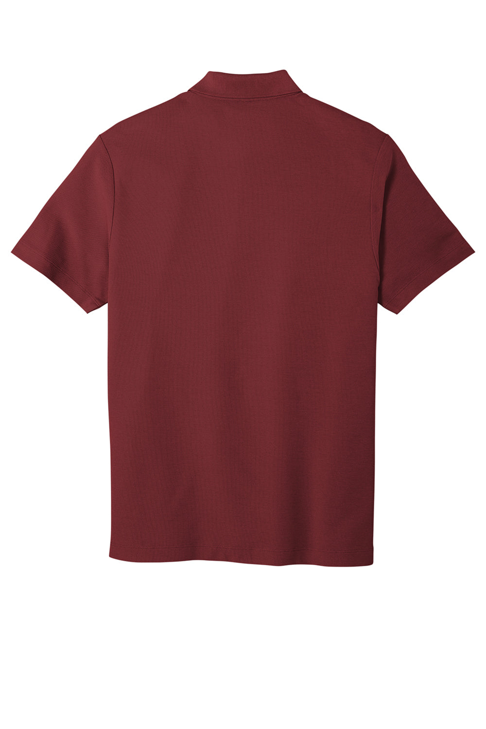 Port Authority K810 Mens React SuperPro Snag Resistant Short Sleeve Polo Shirt Burgundy Flat Back