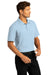 Port Authority K810 Mens React SuperPro Snag Resistant Short Sleeve Polo Shirt Cloud Blue Model 3q