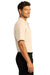 Port Authority K810 Mens React SuperPro Snag Resistant Short Sleeve Polo Shirt Ecru Model Side