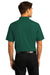 Port Authority K810 Mens React SuperPro Snag Resistant Short Sleeve Polo Shirt Marine Green Model Back