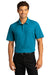 Port Authority K810 Mens React SuperPro Snag Resistant Short Sleeve Polo Shirt Parcel Blue Model Front