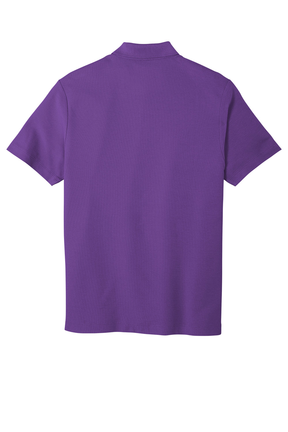 Port Authority K810 Mens React SuperPro Snag Resistant Short Sleeve Polo Shirt Purple Flat Back