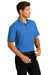 Port Authority K810 Mens React SuperPro Snag Resistant Short Sleeve Polo Shirt Strong Blue Model 3q