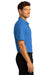 Port Authority K810 Mens React SuperPro Snag Resistant Short Sleeve Polo Shirt Strong Blue Model Side