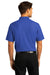 Port Authority K810 Mens React SuperPro Snag Resistant Short Sleeve Polo Shirt True Royal Blue Model Back