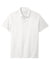 Port Authority K810 Mens React SuperPro Snag Resistant Short Sleeve Polo Shirt White Flat Front