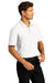 Port Authority K810 Mens React SuperPro Snag Resistant Short Sleeve Polo Shirt White Model 3q