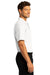 Port Authority K810 Mens React SuperPro Snag Resistant Short Sleeve Polo Shirt White Model Side