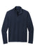 Port Authority K825 Mens Microterry Snag Resistant 1/4 Zip Sweatshirt River Navy Blue Flat Front