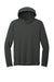 Port Authority K826 Mens Microterry Snag Resistant Hooded Sweatshirt Hoodie Charcoal Grey Flat Front