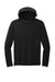 Port Authority K826 Mens Microterry Snag Resistant Hooded Sweatshirt Hoodie Deep Black Flat Front