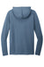 Port Authority K826 Mens Microterry Snag Resistant Hooded Sweatshirt Hoodie Dusk Blue Flat Back