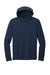 Port Authority K826 Mens Microterry Snag Resistant Hooded Sweatshirt Hoodie River Navy Blue Flat Front