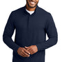 Port Authority Mens Fairway 1/4 Zip Sweatshirt - River Navy Blue