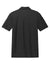 Port Authority K830 Mens Fine Pique Moisture Wicking Short Sleeve Polo Shirt Heather Black Flat Back