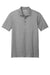 Port Authority K830 Mens Fine Pique Moisture Wicking Short Sleeve Polo Shirt Heather Charcoal Grey Flat Front