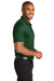 Port Authority K863 Mens C-Free Performance Moisture Wicking Short Sleeve Polo Shirt Forest Green Model Side