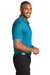 Port Authority K863 Mens C-Free Performance Moisture Wicking Short Sleeve Polo Shirt Parcel Blue Model Side