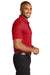 Port Authority K863 Mens C-Free Performance Moisture Wicking Short Sleeve Polo Shirt Rich Red Model Side