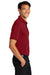 Port Authority K864 Mens C-Free Performance Moisture Wicking Short Sleeve Polo Shirt Rich Red Model Side