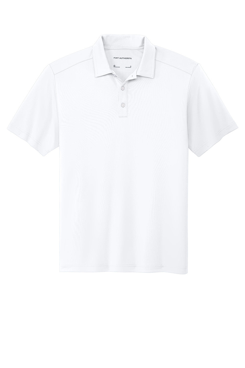 Port Authority K864 Mens C-Free Performance Moisture Wicking Short Sleeve Polo Shirt White Flat Front