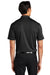 Port Authority K864 Mens C-Free Performance Moisture Wicking Short Sleeve Polo Shirt Deep Black Model Back