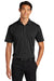 Port Authority K864 Mens C-Free Performance Moisture Wicking Short Sleeve Polo Shirt Deep Black Model Front