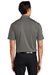 Port Authority K864 Mens C-Free Performance Moisture Wicking Short Sleeve Polo Shirt Steel Grey Model Back