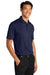 Port Authority K864 Mens C-Free Performance Moisture Wicking Short Sleeve Polo Shirt True Navy Blue Model 3q