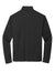 Port Authority K865 Mens C-Free Performance Moisture Wicking 1/4 Zip Sweatshirt Deep Black Flat Back