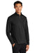 Port Authority K865 Mens C-Free Performance Moisture Wicking 1/4 Zip Sweatshirt Deep Black Model 3q