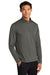 Port Authority K865 Mens C-Free Performance Moisture Wicking 1/4 Zip Sweatshirt Steel Grey Model 3q