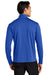 Port Authority K865 Mens C-Free Performance Moisture Wicking 1/4 Zip Sweatshirt True Royal Blue Model Back