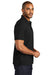 Port Authority K867 Mens C-FREE Pique Short Sleeve Polo Shirt Black Model Side