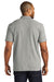 Port Authority K867 Mens C-FREE Pique Short Sleeve Polo Shirt Heather Deep Smoke Grey Model Back