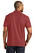 Port Authority K867 Mens C-FREE Pique Short Sleeve Polo Shirt Garnet Red Model Back