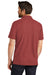 Port Authority K868 Mens C-FREE Pique Short Sleeve Polo Shirt w/ Pocket Garnet Red Model Back