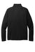 Port Authority K870 Mens C-FREE Cypress 1/4 Zip Sweatshirt Deep Black Flat Back