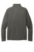 Port Authority K870 Mens C-FREE Cypress 1/4 Zip Sweatshirt Steel Grey Flat Back