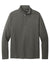 Port Authority K870 Mens C-FREE Cypress 1/4 Zip Sweatshirt Steel Grey Flat Front