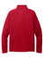 Port Authority K870 Mens C-FREE Cypress 1/4 Zip Sweatshirt Rich Red Flat Back