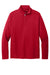 Port Authority K870 Mens C-FREE Cypress 1/4 Zip Sweatshirt Rich Red Flat Front