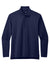 Port Authority K880 Mens C-FREE Double Knit 1/4 Zip Sweatshirt True Navy Blue Flat Front