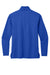 Port Authority K880 Mens C-FREE Double Knit 1/4 Zip Sweatshirt True Royal Blue Flat Back