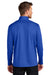 Port Authority K880 Mens C-FREE Double Knit 1/4 Zip Sweatshirt True Royal Blue Model Back