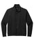 Port Authority K881 Mens C-FREE Double Knit Full Zip Sweatshirt Deep Black Flat Front